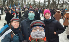 Student march to Toompea